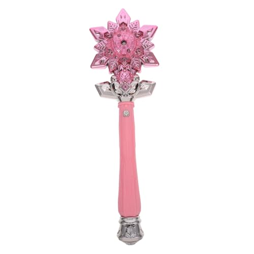 BESTonZON Leuchtender Schneeflocken Zauberstab mit Buntem Licht und Sprühnebel Rotierender Feenstab für Party Bühnenperformance Cosplay und Geburtstagsfeier Batteriefrei Rosa BESTonZON Leuchtender Schneeflocken Zauberstab mit Buntem Licht und Sprühnebel Rotierender Feenstab für Party Bühnenperformance Cosplay und Geburtstagsfeier Batteriefrei Rosa von BESTonZON
