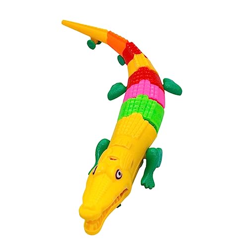 BESTonZON Leuchtendes Multifunktionales Krokodil mit Musik Elektrisches Simulationsmodell für Farbenfrohes Sicheres für Babyzimmer und Lernspielzeug von BESTonZON