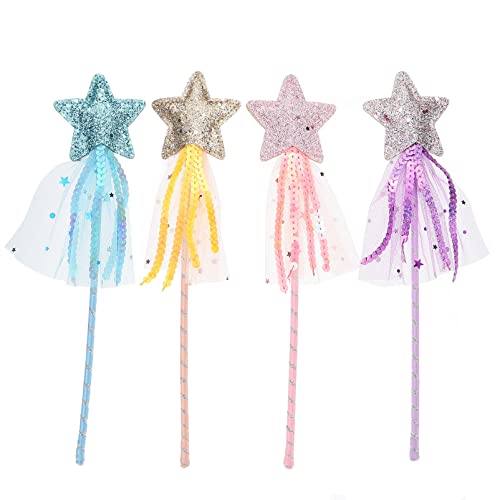 BESTonZON Magische Feenstäbe Für ädchen Zauberstab Set Und Pink Perfekte Spielzeuge Für Kindergeburtstage Rollenspiele Und Kreative Abenteuer von BESTonZON