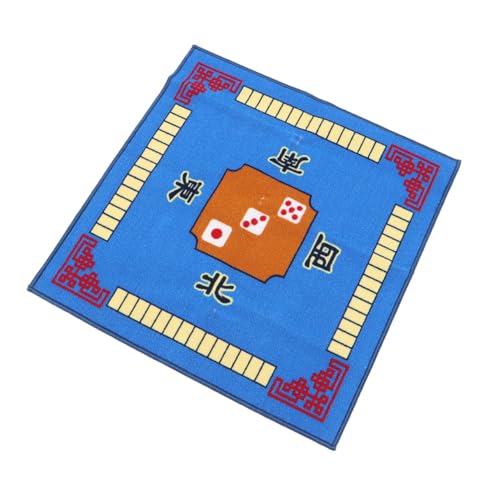 BESTonZON Mahjong Matte Quadratisch aus Polyester mit Rutschfester Latexunterseite und Geräuschdämpfung Fading Spielmatte für Mahjong Poker Domino Brettspiele Zuhause BESTonZON Mahjong Matte Quadratisch aus Polyester mit Rutschfester Latexunterseite und Geräuschdämpfung Fading Spielmatte für Mahjong Poker Domino Brettspiele Zuhause von BESTonZON