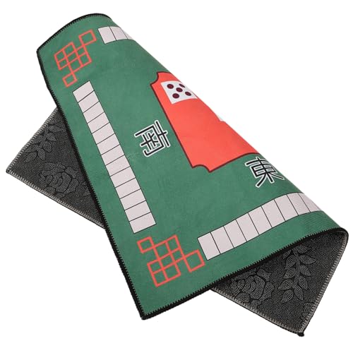 BESTonZON Mahjong Tischmatte Rutschfestes Geräuschdämpfendes Spielkissen für Spieltische Verdickte Quadratische Tischdecke für Poker Domino Vielseitiger Spieltischschutz BESTonZON Mahjong Tischmatte Rutschfestes Geräuschdämpfendes Spielkissen für Spieltische Verdickte Quadratische Tischdecke für Poker Domino Vielseitiger Spieltischschutz von BESTonZON
