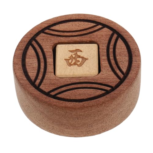 BESTonZON Mahjong Würfel aus Holz Windrichtungswürfel für Brettspiele für Partys und Familientreffen Leicht und Tragbar Langlebig und Vielseitig Einsetzbar BESTonZON Mahjong Würfel aus Holz Windrichtungswürfel für Brettspiele für Partys und Familientreffen Leicht und Tragbar Langlebig und Vielseitig Einsetzbar von BESTonZON