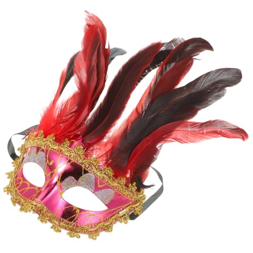 BESTonZON Masquerade Party Maske für Damen und Herren Elegante Venezianische Maske für Karneval Halloween und Kostümpartys Perfektes Fotorequisit und Outfit Dekoration von BESTonZON