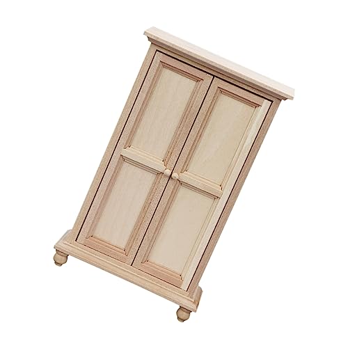 BESTonZON Maßstab DIY Miniaturmöbel für Puppenhaus Langlebiges Glatte Oberfläche Dekoratives Schlafzimmer Accessoire Charmante Mini Szene Gestaltung von BESTonZON