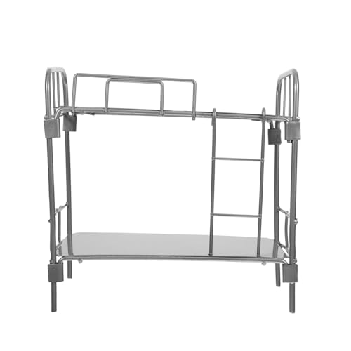 BESTonZON Maßstab Realistisches Doppelstockbett Spielmöbel für Kinderzimmer Zubehör für Rollenspiele und Kreative Entwicklung von BESTonZON