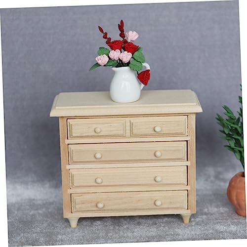 BESTonZON Maßstab Robustes Mini Haus Möbel Langlebiges Puppenhaus Zubehör Kreatives DIY Wohnzimmer Detailreiche Handgefertigte Miniaturmöbel von BESTonZON