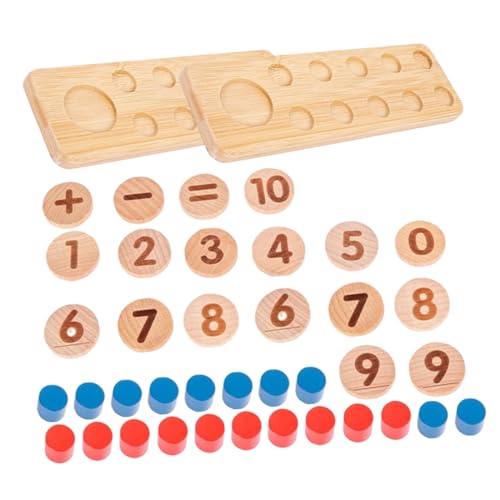 BESTonZON Mathe-Spielzeug Zählendes Spielzeug Mathe Für 1 Set Zählrahmen Mit Bunten Zählperlen Lernspielzeug Zur Frühen Mathematischen Kognitive Entwicklung Ideales Für Jungen Und Ädchen Ab 3 BESTonZON Mathe-Spielzeug Zählendes Spielzeug Mathe Für 1 Set Zählrahmen Mit Bunten Zählperlen Lernspielzeug Zur Frühen Mathematischen Kognitive Entwicklung Ideales Für Jungen Und Ädchen Ab 3 von BESTonZON