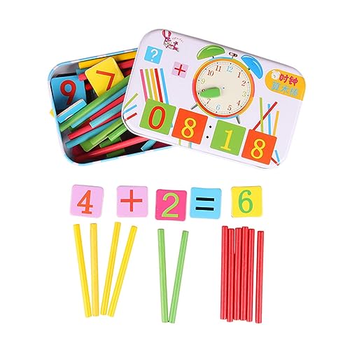 BESTonZON Mathematik Lernspielzeug Für Rechentrainer Mit Zählstäben Pädagogisches Zur Der Arithmetischen Fähigkeiten Ideales Für Vorschulkinder Und Grundschüler Bunten von BESTonZON