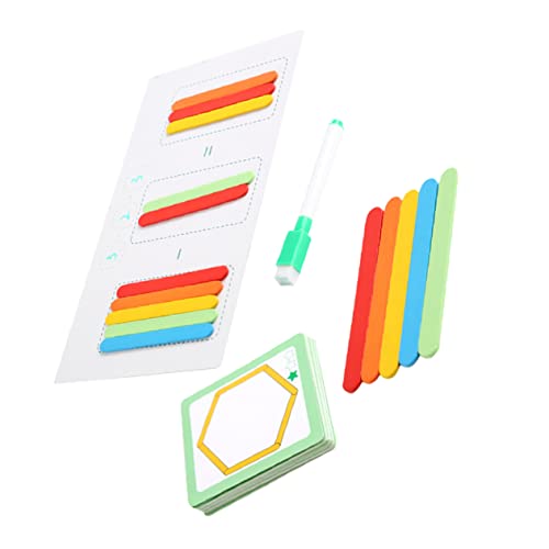 BESTonZON Mathematik Lernspielzeug Holz Zählstäbe für Rechnen Lernen Addition und Subtraktion Üben Pädagogisches Montessori für Vorschule und Kindergarten BESTonZON Mathematik Lernspielzeug Holz Zählstäbe für Rechnen Lernen Addition und Subtraktion Üben Pädagogisches Montessori für Vorschule und Kindergarten von BESTonZON