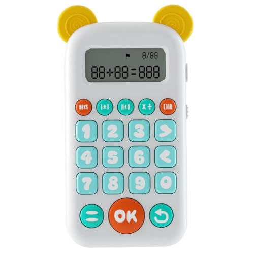 BESTonZON Mathematik Lernspielzeug für Blauer Mathetrainer ohne Batterien Robustes Rechengerät für Addition Subtraktion Multiplikation Division Spielerisches Zahlenverständnis für Jungen von BESTonZON