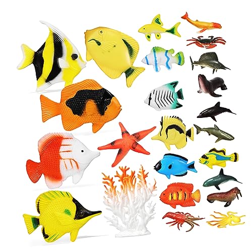 BESTonZON Meerestiere Figuren Set Realistische Meereslebewesen Modelle Für Tropische Fische Haie Seesterne Und Mehr Lernspielzeug Für Geburtstagsfeiern Und Dekoration BESTonZON Meerestiere Figuren Set Realistische Meereslebewesen Modelle Für Tropische Fische Haie Seesterne Und Mehr Lernspielzeug Für Geburtstagsfeiern Und Dekoration von BESTonZON