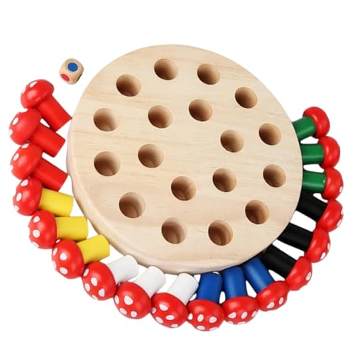 BESTonZON Memory Holz Schachspiel Lernspielzeug Gedächtnis Feinmotorik und Hand Auge Koordination Pädagogisches Denkspiel für Kleinkinder und Eltern Junge Mädchen Interaktion BESTonZON Memory Holz Schachspiel Lernspielzeug Gedächtnis Feinmotorik und Hand Auge Koordination Pädagogisches Denkspiel für Kleinkinder und Eltern Junge Mädchen Interaktion von BESTonZON