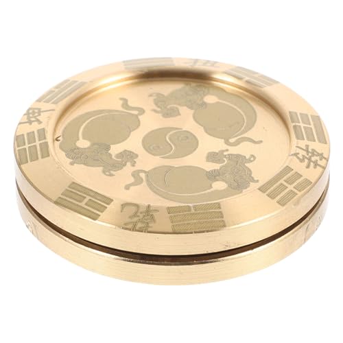 BESTonZON Metal Coin Slider Fidget für Erwachsene Tragbares Antistress Fingerspielzeug Stressabbauendes Langlebiges Metall Zappelspielzeug Sensorisches für Büro und Alltag von BESTonZON