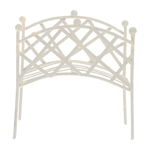 BESTonZON Miniatur-metallbrückenmodell Für Garten Bogenbrücke Aus Metall Dekorative Brücke Für Mikrolandschaften Und Feengärten Kleine Gartenbrücke Für Pflanzgefäße Und Terrarien von BESTonZON