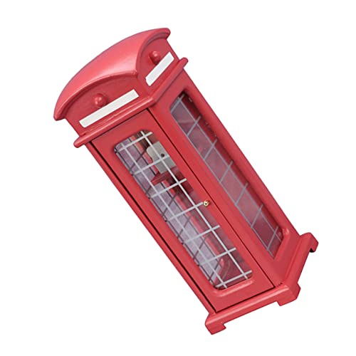 BESTonZON Mikro-szenen-telefonzelle Mini Möbel Mini-möbelspielzeug Ornamente Geld Miniaturmöbel Telefonzellenverzierung Statue Der Telefonzelle Figur Einer Telefonzelle Rot Holz BESTonZON Mikro-szenen-telefonzelle Mini Möbel Mini-möbelspielzeug Ornamente Geld Miniaturmöbel Telefonzellenverzierung Statue Der Telefonzelle Figur Einer Telefonzelle Rot Holz von BESTonZON