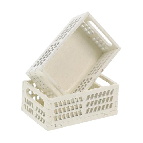 BESTonZON Kunststoffkorb Aufbewahrungskorb Kunststoff Mini Aufbewahrungskörbe Für Puppenhaus Hohlgriff Kisten Modell Miniatur Körbe Cremefarben Ideal Für Mini House Ornament Und Mini House Baskets BESTonZON Kunststoffkorb Aufbewahrungskorb Kunststoff Mini Aufbewahrungskörbe Für Puppenhaus Hohlgriff Kisten Modell Miniatur Körbe Cremefarben Ideal Für Mini House Ornament Und Mini House Baskets von BESTonZON