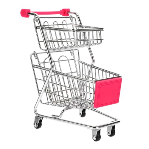 BESTonZON Einkaufswagen Spielzeug Mini Einkaufswagen Für Doppelstöckiger Handwagen Für Rollenspiele Und Aufbewahrung Perfekt Für Den Kaufmannsladen Und Fantasievolles Einkaufswagen Kinder BESTonZON Einkaufswagen Spielzeug Mini Einkaufswagen Für Doppelstöckiger Handwagen Für Rollenspiele Und Aufbewahrung Perfekt Für Den Kaufmannsladen Und Fantasievolles Einkaufswagen Kinder von BESTonZON