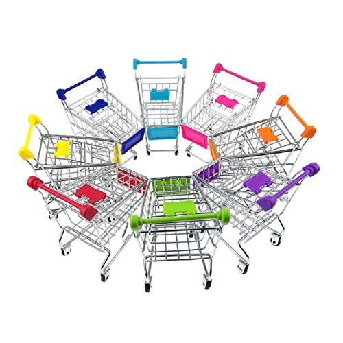 BESTonZON Mini Einkaufswagen Metall mit Elektroplattierung Kaufladen Trolley für Rollenspiele Miniatur Einkaufswagen für Mädchen und Jungen Beweglich Vielseitig als Zufällige Farbe BESTonZON Mini Einkaufswagen Metall mit Elektroplattierung Kaufladen Trolley für Rollenspiele Miniatur Einkaufswagen für Mädchen und Jungen Beweglich Vielseitig als Zufällige Farbe von BESTonZON