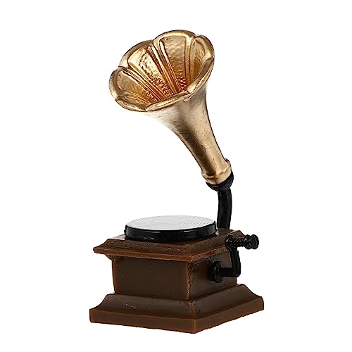 BESTonZON Mini-Grammophon Miniaturen Simulations-Grammophonmodell Figur Mini- Dekoration Weihnachten weinachtsdeko Retro-Mini-Phonographen- Puppenhausverzierung Harz BESTonZON Mini-Grammophon Miniaturen Simulations-Grammophonmodell Figur Mini- Dekoration Weihnachten weinachtsdeko Retro-Mini-Phonographen- Puppenhausverzierung Harz von BESTonZON