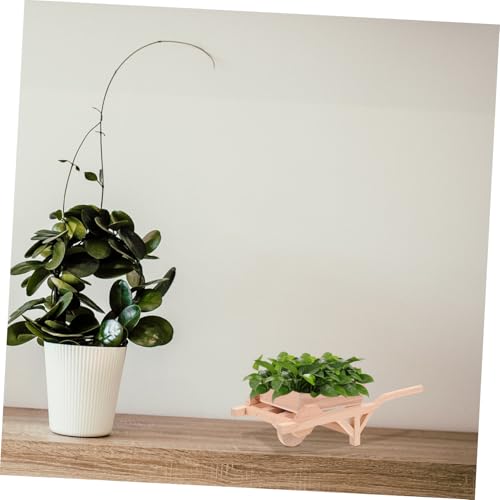 BESTonZON Mini Holz Schubkarre Modell Leichtes Wetterfestes Gartendeko Accessoire Miniatur Schubkarre aus Holz für Garten Hausdeko und Landschaftsgestaltung Robust und Handlich BESTonZON Mini Holz Schubkarre Modell Leichtes Wetterfestes Gartendeko Accessoire Miniatur Schubkarre aus Holz für Garten Hausdeko und Landschaftsgestaltung Robust und Handlich von BESTonZON