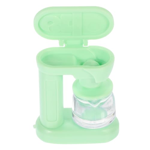 BESTonZON Mini-Kaffeemaschine Miniatures miniaturmodelle spielzeughaus Puppendekor Puppenhaus Dekoration kaffeekapselmaschine Miniatur-Küchenspielzeug Mini- -Kaffeemaschine- Green von BESTonZON