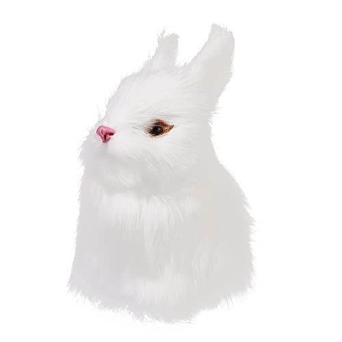 BESTonZON Flauschiges Häschen-Modell Osterspielzeug Mini-Figur für Die Heimdekoration Osterparty BESTonZON Flauschiges Häschen-Modell Osterspielzeug Mini-Figur für Die Heimdekoration Osterparty von BESTonZON