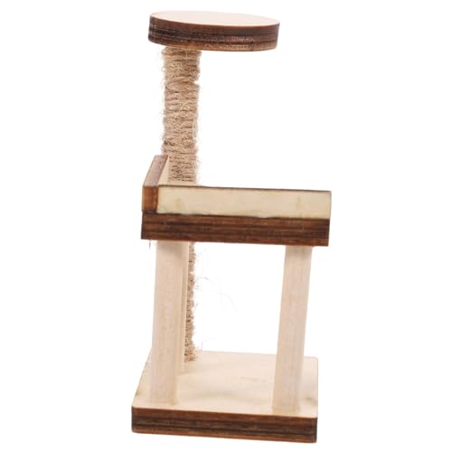 BESTonZON Exquisites Mini- Katzenbaum Holzmodell Spielzeug Für Puppenhaus- Im Maßstab 112 BESTonZON Exquisites Mini- Katzenbaum Holzmodell Spielzeug Für Puppenhaus- Im Maßstab 112 von BESTonZON