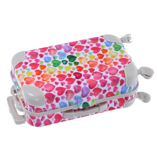 BESTonZON Mini-Koffer- Puppe für Miniaturgepäck Mini-Koffer schmücken Miniatur-Aufbewahrungsbox Mini-Koffer- Mini-Gepäckkoffer Mini-Hausverzierung Mini-Hauskoffer Plastik BESTonZON Mini-Koffer- Puppe für Miniaturgepäck Mini-Koffer schmücken Miniatur-Aufbewahrungsbox Mini-Koffer- Mini-Gepäckkoffer Mini-Hausverzierung Mini-Hauskoffer Plastik von BESTonZON