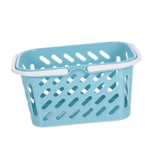 BESTonZON Mini Lagerkorb für Puppenhauszubehör Blauer Mini Einkaufswagen für Kreative Szenen im Kinderzimmer für DIY Projekte und Fantasievolles von BESTonZON