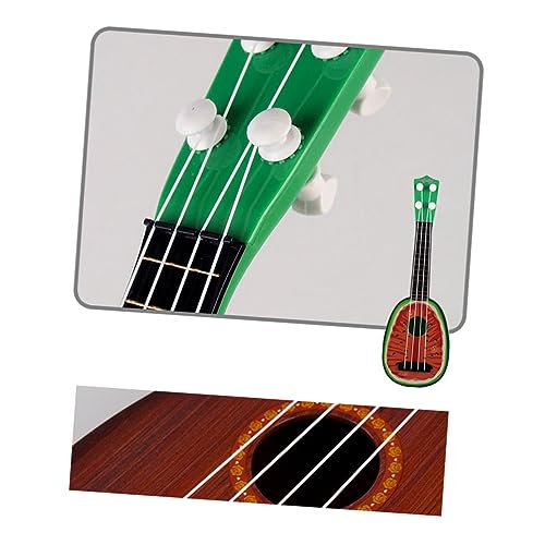 BESTonZON Mini Ukulele Für Musikinstrument Mit Wassermelonen Design Pädagogisches Zur Der Musikalischen Fähigkeiten Ideal Für Kleinkinder Und Anfänger Geschenkidee von BESTonZON