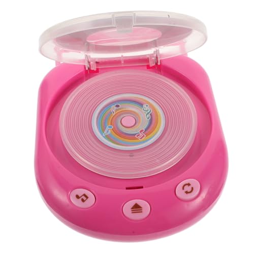 BESTonZON Mini-Plattenspieler- CD-Player Puppenhaus Zubehör Grammophon interaktives Retro Mini-Hausmodell Möbelmodell für Musikzimmer Plastik von BESTonZON