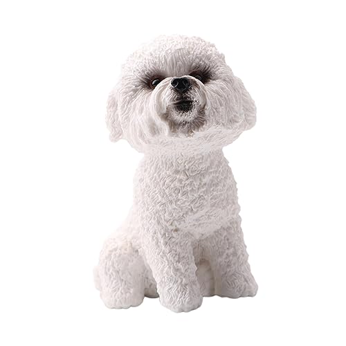 BESTonZON Mini Pudel Figur Realistisches Festes Haustier Hund Modell Dekoration Für Schreibtisch BESTonZON Mini Pudel Figur Realistisches Festes Haustier Hund Modell Dekoration Für Schreibtisch von BESTonZON