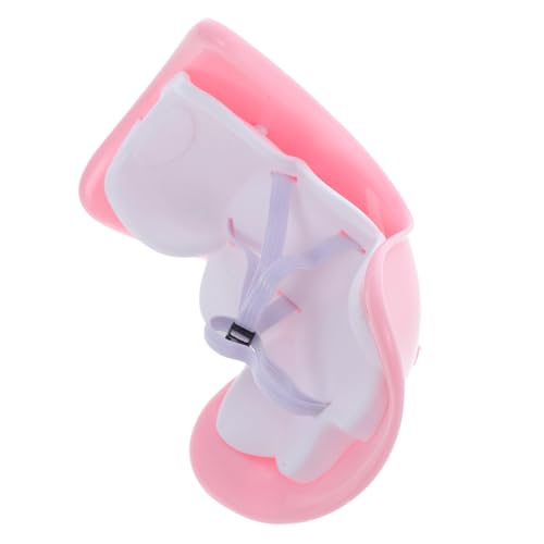 BESTonZON Mini Puppen Sicherheitssitz für Fahrzeuginterieur Clip Dekoration für Rollenspiele Zartem Rosa von BESTonZON