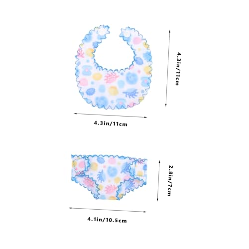 BESTonZON Mini Puppenunterwäsche Elastische Doll Panties und Urin Windel Bibs Realistische Puppenunterhosen für Dolls Zubehör für Kleine Mädchen und DIY Puppenpflege BESTonZON Mini Puppenunterwäsche Elastische Doll Panties und Urin Windel Bibs Realistische Puppenunterhosen für Dolls Zubehör für Kleine Mädchen und DIY Puppenpflege von BESTonZON