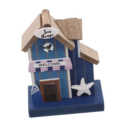 BESTonZON Mediterranes Miniatur-hausdekor-Holz-bastelset Für Strandparty-Szene Im Puppenhaus von BESTonZON