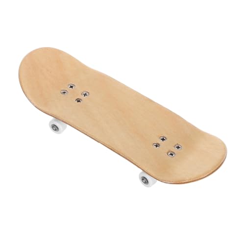 BESTonZON Mini Skateboard aus Ahornholz mit Dual Kick Design Mini Fingerboard für Erwachsene Smoothes durch Profi Lager Tragbares Partyspielzeug und Sammlerstück für Indoor Outdoor Nutzung von BESTonZON