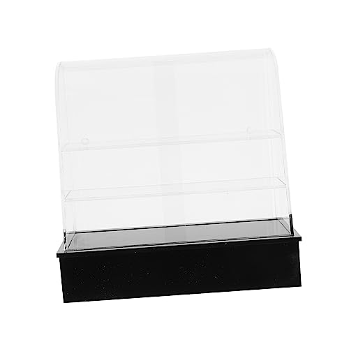 BESTonZON Mini-Snackschrank Heimdekoration Tortenschrank Miniatur-Vitrine Süße Taschen cutermesserser Sliding Door schiebetür Puppenhausmöbel Mini- -Miniaturständer Acryl Black BESTonZON Mini-Snackschrank Heimdekoration Tortenschrank Miniatur-Vitrine Süße Taschen cutermesserser Sliding Door schiebetür Puppenhausmöbel Mini- -Miniaturständer Acryl Black von BESTonZON