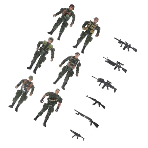 BESTonZON Mini Soldaten Modelle Teilig Militärische Actionfiguren in Grün für Sammlung Dekoration und Kreatives Detailreiche Miniatur Soldaten Figuren als und Lernspielzeug BESTonZON Mini Soldaten Modelle Teilig Militärische Actionfiguren in Grün für Sammlung Dekoration und Kreatives Detailreiche Miniatur Soldaten Figuren als und Lernspielzeug von BESTonZON