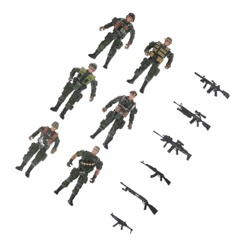 BESTonZON Mini Soldatenfiguren Teilig mit Militärgrünen Actionfiguren Detailreiche Miniatur Soldaten für Sandtisch und Schreibtisch Realistische Militärmodelle für Sammler und BESTonZON Mini Soldatenfiguren Teilig mit Militärgrünen Actionfiguren Detailreiche Miniatur Soldaten für Sandtisch und Schreibtisch Realistische Militärmodelle für Sammler und von BESTonZON