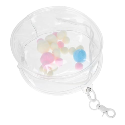 BESTonZON Mini Transparente Schlüsselanhänger Displaytasche mit Reißverschluss Tragbare Puppentragetasche Kratzfest mit Schlüsselanhänger Geeignet für Figuren und Reiseaufbewahrung BESTonZON Mini Transparente Schlüsselanhänger Displaytasche mit Reißverschluss Tragbare Puppentragetasche Kratzfest mit Schlüsselanhänger Geeignet für Figuren und Reiseaufbewahrung von BESTonZON