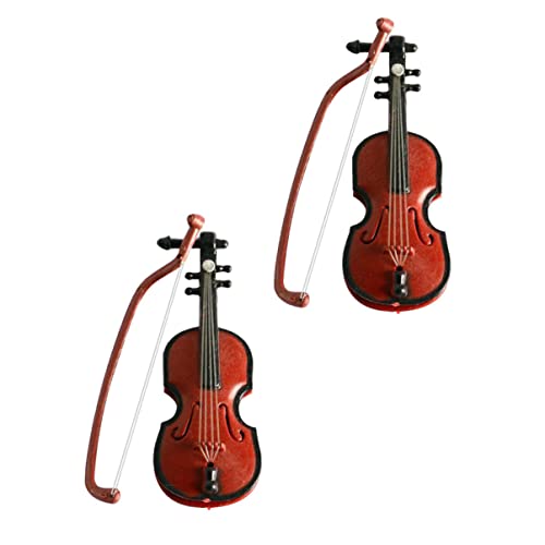 BESTonZON Mini Violinen Deko Modelle Für Violin Ornament Miniatur Musikinstrumente Zum Basteln Und Dekorieren Von Puppenhäusern Geburtstagsgeschenke Und Raumdekoration BESTonZON Mini Violinen Deko Modelle Für Violin Ornament Miniatur Musikinstrumente Zum Basteln Und Dekorieren Von Puppenhäusern Geburtstagsgeschenke Und Raumdekoration von BESTonZON