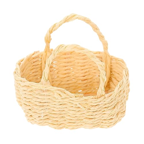 BESTonZON Mini-Modell Rattankorb Kleiner Aufbewahrungskorb Korb-Modell Kleines Modell Mini-Korb- Dekoratives Mini-Modell Aufbewahrungskorb Ornament Mikroszenenkorb Khaki BESTonZON Mini-Modell Rattankorb Kleiner Aufbewahrungskorb Korb-Modell Kleines Modell Mini-Korb- Dekoratives Mini-Modell Aufbewahrungskorb Ornament Mikroszenenkorb Khaki von BESTonZON