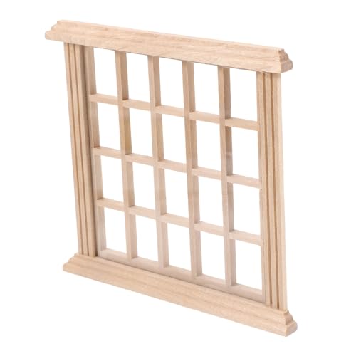 BESTonZON Miniatur-fenstermodell Im Maßstab 1:12 Leeres Mini-Fenster Für Puppenhaus Einfach Zu Verwendendes Geschäft Für Miniaturmöbel BESTonZON Miniatur-fenstermodell Im Maßstab 1:12 Leeres Mini-Fenster Für Puppenhaus Einfach Zu Verwendendes Geschäft Für Miniaturmöbel von BESTonZON