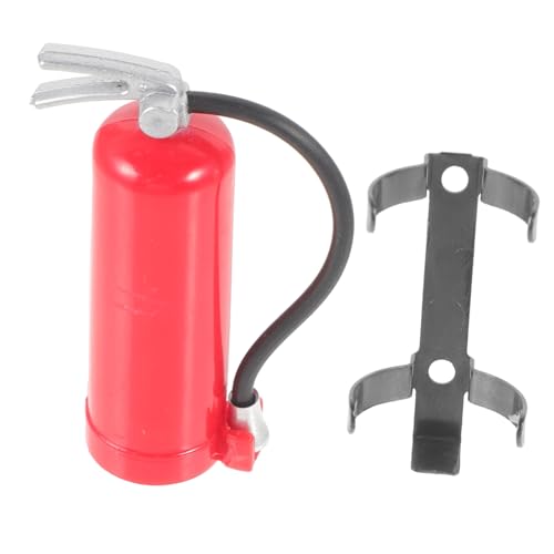 BESTonZON Miniatur Feuerlöscher Dekoration mit Aufkleber für Rc Kletterauto Zubehör Realistische Mini Auto Verzierung Glatte Oberfläche Langlebig Vielseitig für Modellszene und DIY von BESTonZON