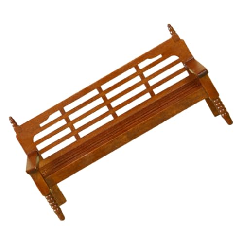 BESTonZON Miniatur Gartenbank aus Langlebigem Lichtechtem Material Wetterfeste Mini Deko für Mikro Landschaft Kleine Bank für Puppenhaus und Garten Miniatur Möbel für Kreative Dekoration BESTonZON Miniatur Gartenbank aus Langlebigem Lichtechtem Material Wetterfeste Mini Deko für Mikro Landschaft Kleine Bank für Puppenhaus und Garten Miniatur Möbel für Kreative Dekoration von BESTonZON