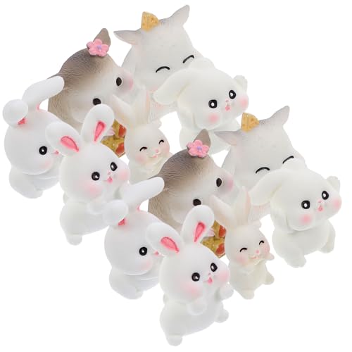 BESTonZON Miniatur Hasen Figuren Aus Resin Dekorative Tischdeko Für Mikrolandschaften Kleine Kaninchen Statuen Für Garten Und Zuhause Ideal Für Kreative Bastelprojekte BESTonZON Miniatur Hasen Figuren Aus Resin Dekorative Tischdeko Für Mikrolandschaften Kleine Kaninchen Statuen Für Garten Und Zuhause Ideal Für Kreative Bastelprojekte von BESTonZON