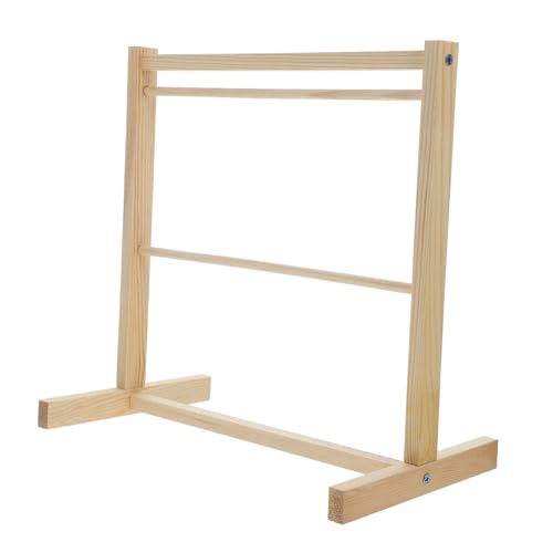 BESTonZON Miniatur Holz Kleiderständer Puppenkleiderbügel aus Stabilem Holz Platzsparender Mini Garderobenständer für Puppenkleiderschrank Multifunktional für Puppenkleidung und Dollhouse BESTonZON Miniatur Holz Kleiderständer Puppenkleiderbügel aus Stabilem Holz Platzsparender Mini Garderobenständer für Puppenkleiderschrank Multifunktional für Puppenkleidung und Dollhouse von BESTonZON