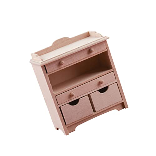 BESTonZON Miniatur Holzschrank Kabinett Deko Für Puppenhaus Künstliche Mikrodekore Holzverzierung Für Miniaturwelt Und Rollenspiele BESTonZON Miniatur Holzschrank Kabinett Deko Für Puppenhaus Künstliche Mikrodekore Holzverzierung Für Miniaturwelt Und Rollenspiele von BESTonZON