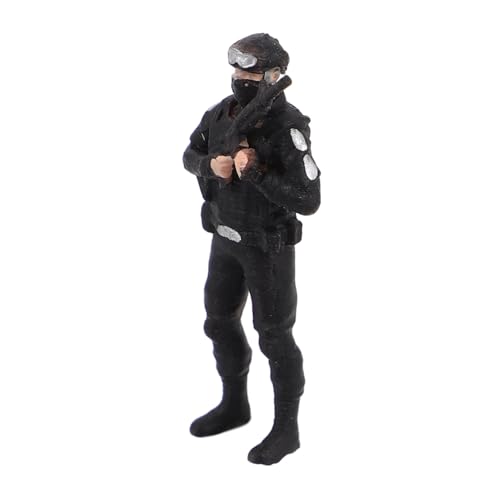 BESTonZON Halloween Miniatur Modell Resin Figur Landschaftsdekor Polizist Im Maßstab 1/64 Schreibtischdekor Sammlerstück BESTonZON Halloween Miniatur Modell Resin Figur Landschaftsdekor Polizist Im Maßstab 1/64 Schreibtischdekor Sammlerstück von BESTonZON