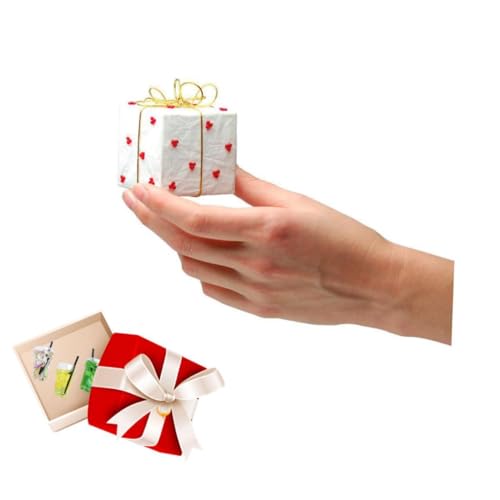 BESTonZON Miniatur Obsttee Set DIY Puppenhaus Zubehör Mini Lebensmittel Für Spiel Und Fotografie Szenen Zufällige Muster Perfekt Für Miniaturmodelle Und Puppenhäuser von BESTonZON